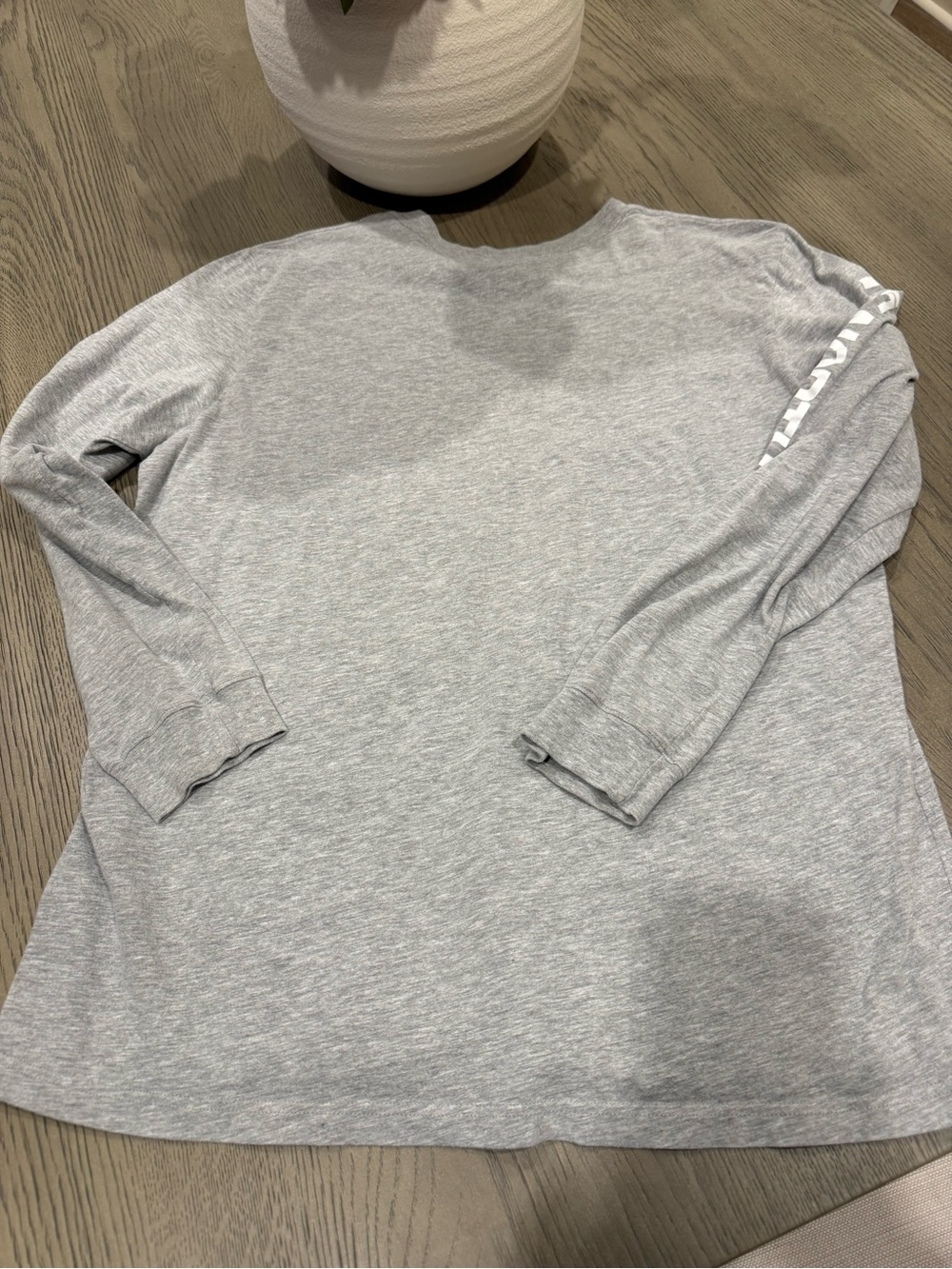 The North Face Light Gray Logo Crew Tee XL - Picture 7 of 11